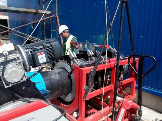 HDPE van de Lassersfor welding van de uiteindefusie leidt 800MM Grootte door buizen