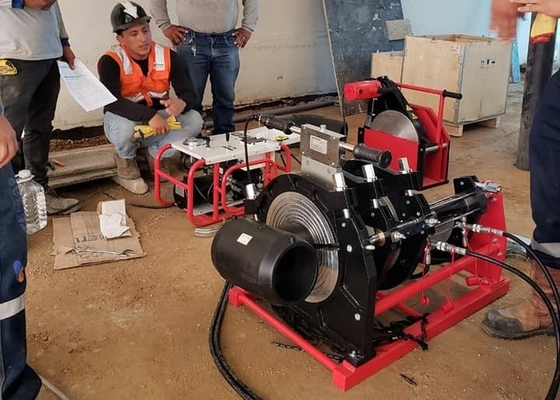 4inches het hydraulische Hdpe van de het Lassenmachine van de Uiteindefusie Pijp Verbinden