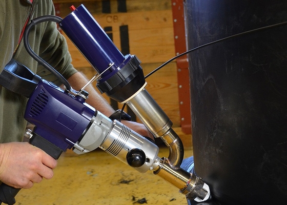 3kw Compact Handheld Plastic Extruder Weldy Booster Ex2