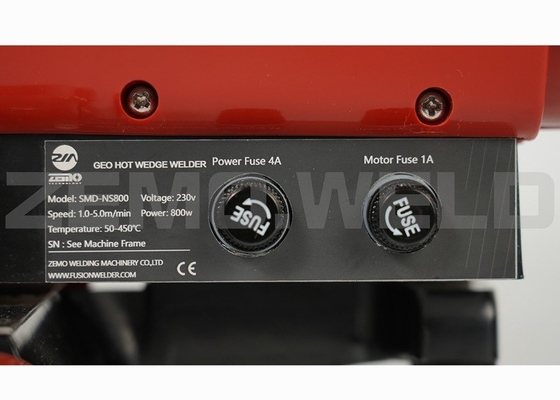 1.5MM de Hete HDPE Hoge snelheid van Geomembraan 220V 20degree van de Wiglasser