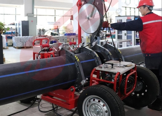 Gebiedsips Hydraulische Uiteindelasser 16“, het Lassenmachine van de Pijpfusie met Kraan