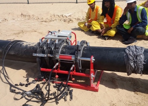 ISO-Certificatie 250MM HDPE het Lassen van de Uiteindefusie Thermofusion 6.3Mpa